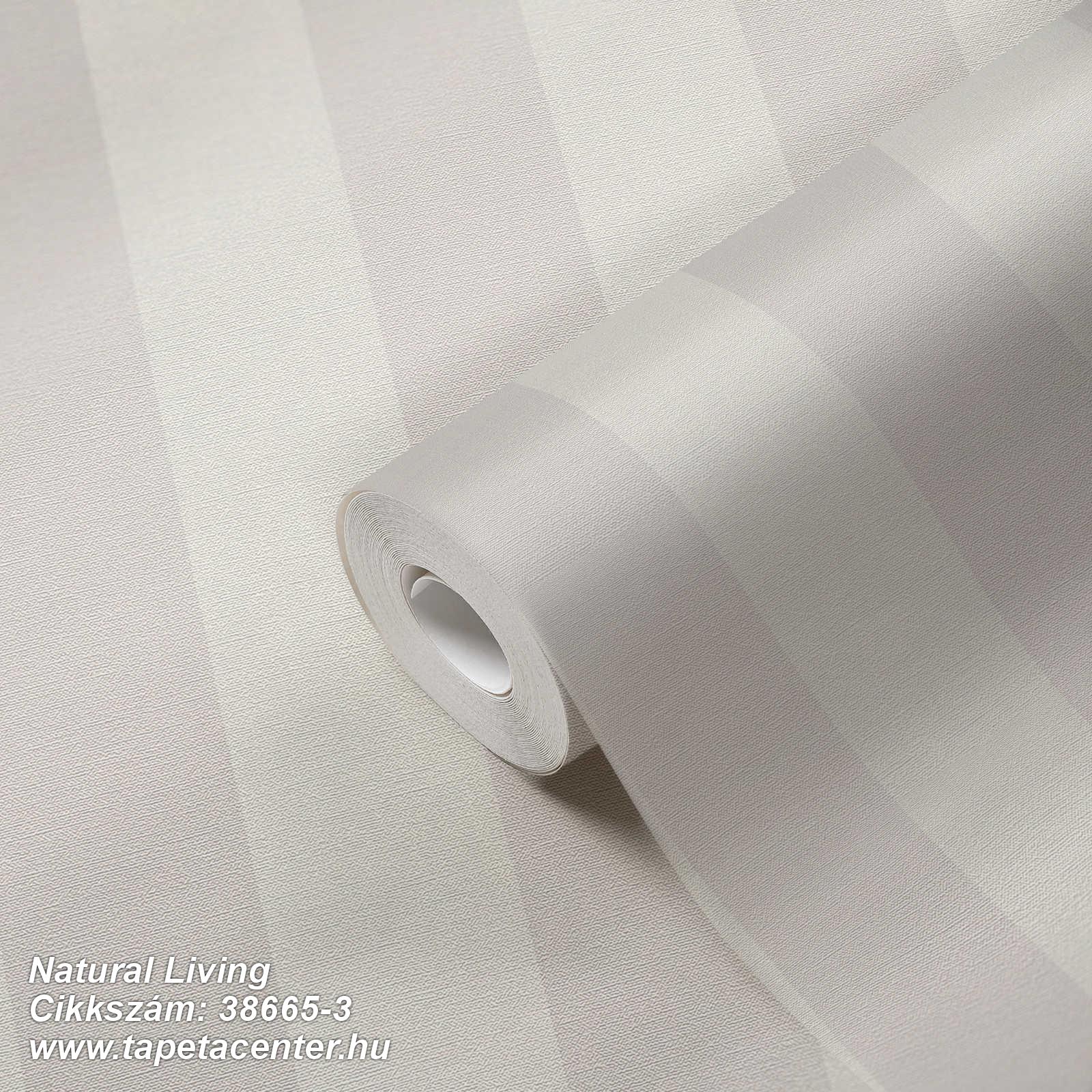 Csíkos,textil hatású,szürke,illesztés mentes,lemosható,vlies tapéta 